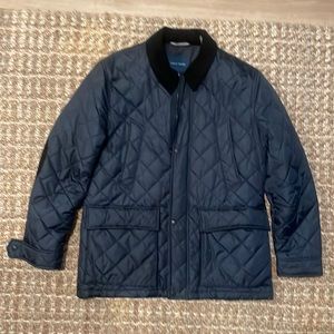 Mid Weight Cole Haan Quilted Jacket with Multiple Pockets, Warm and Comfortable